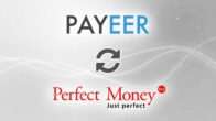 Обмен долларов Perfect Money на Payeer через виртуальный обменник