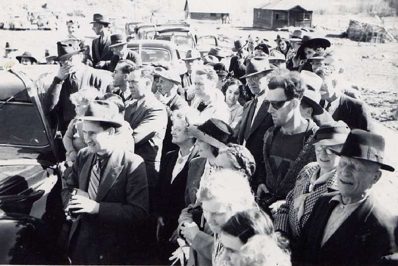 Reopening of the South Fork Bridge after flood in Nov. 1940. 1941