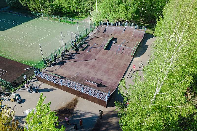 Скейт парк в Кронштадте